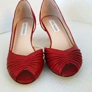 Steve Madden Women's Leather Heels Shoes Size 7